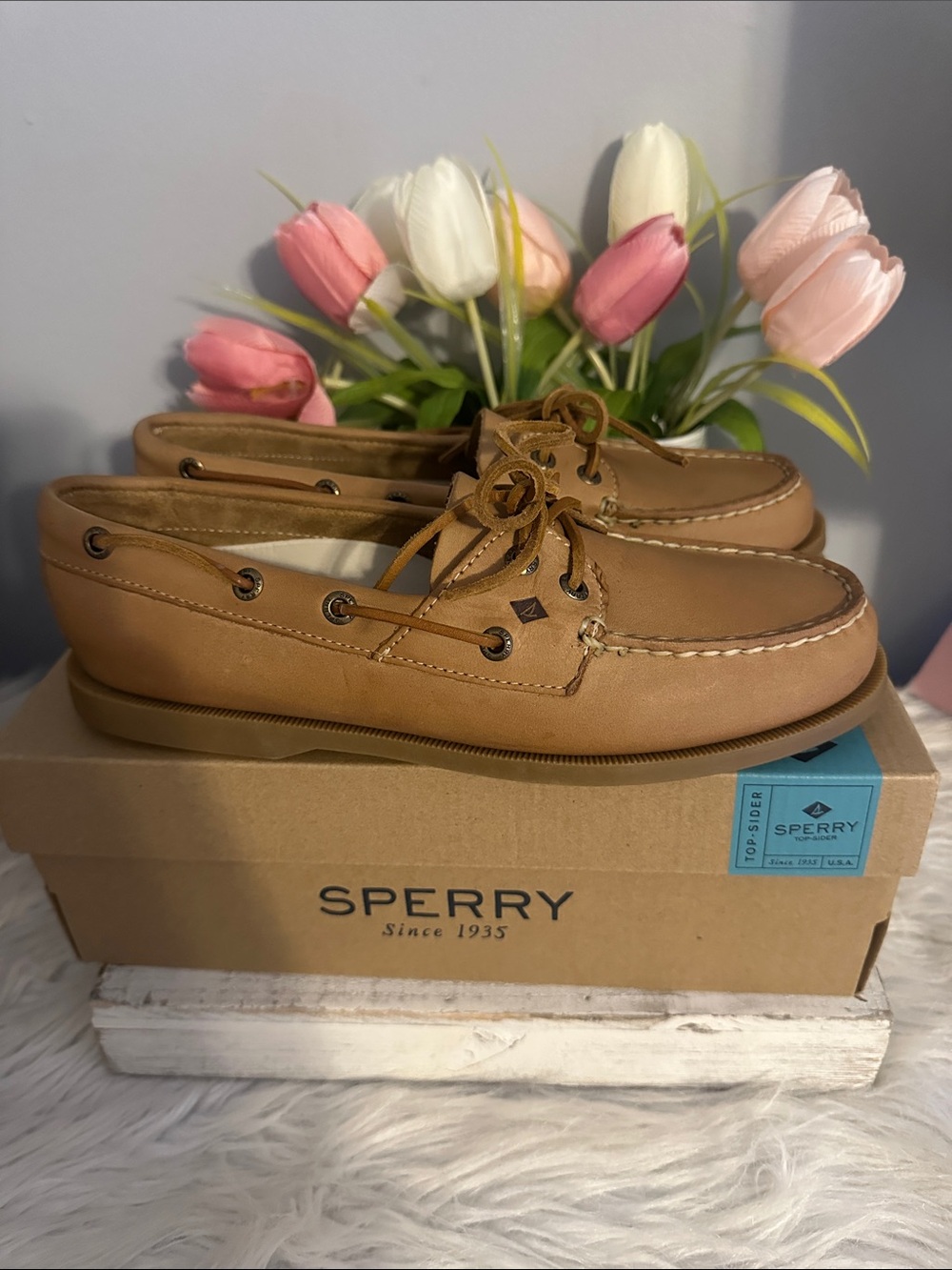 Sperry top sider rudder Sahara boat shoe size 9.5